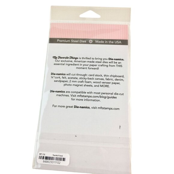 Crafting Die My Favorite Things Die Namics MFT 732 Thankful Friend Retired u - Picture 3 of 5